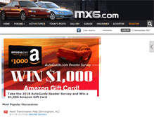 Tablet Screenshot of mx6.com